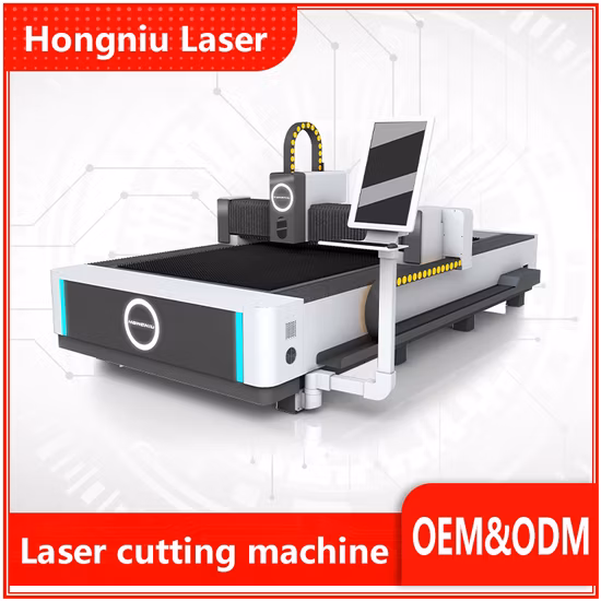 Precio de fabricación Hn 1000W 1500W Máquina de corte por láser de fibra de metal CNC para metal/acero inoxidable/cobre/aluminio